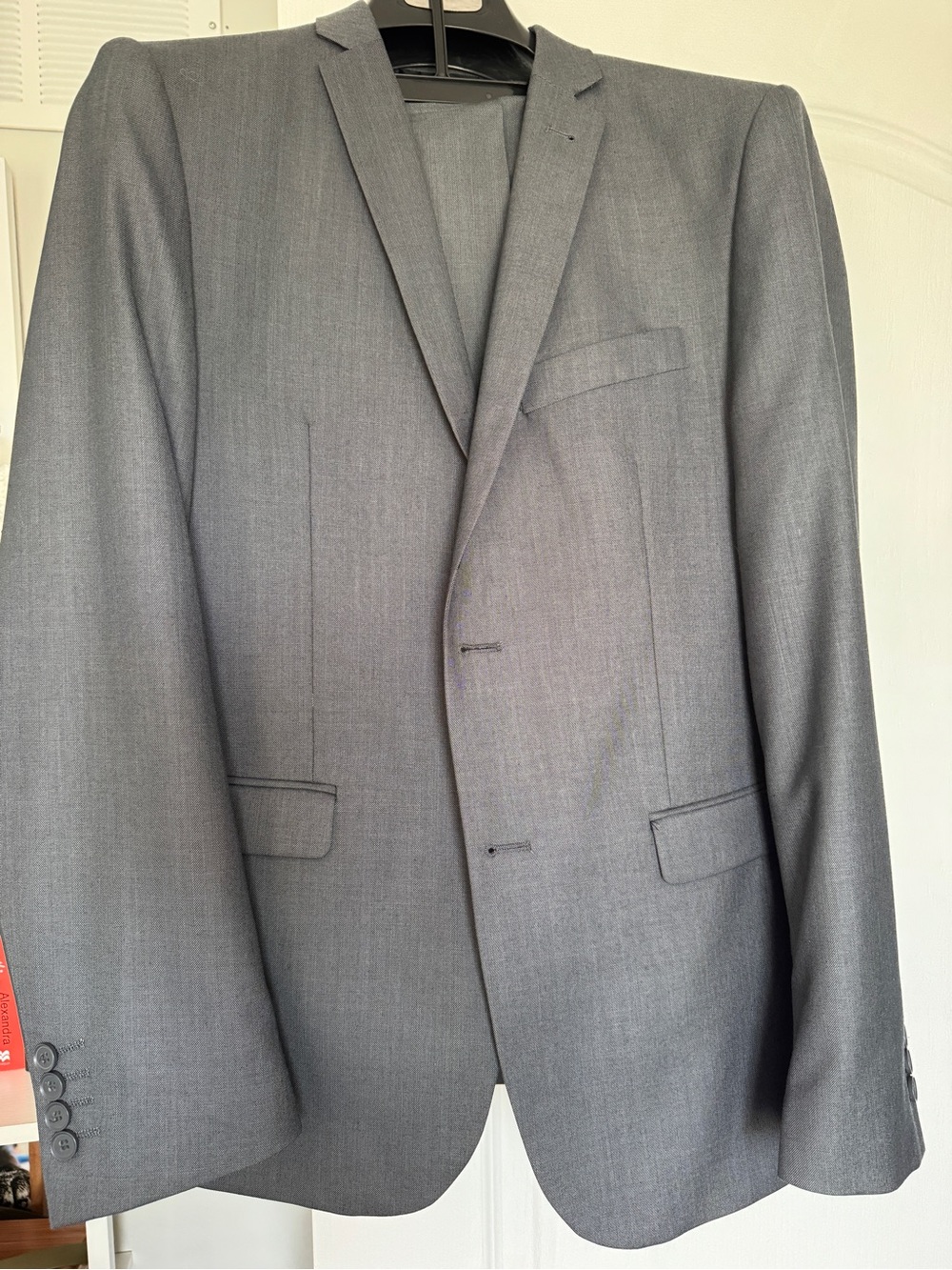 Men’s Grey/Silver suit -jacket and pants